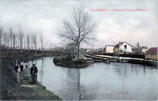 VILLENOY - Canal de l'Ourcq, l'Ecluse